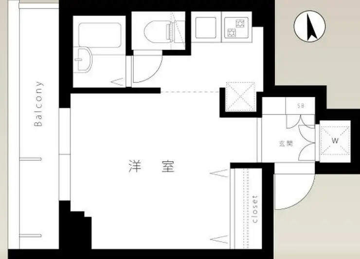 アデッソ新宿若松町 2階階 間取り