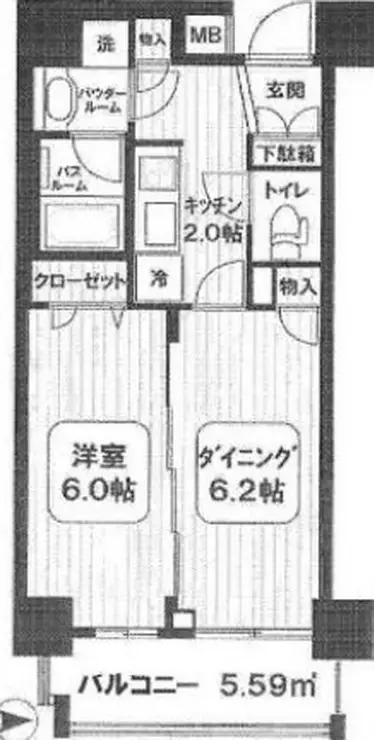 ヴェルディーク浅草 9階階 間取り