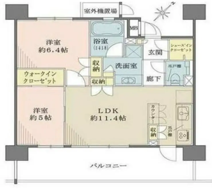BELISTA目黒不動前 5階階 間取り