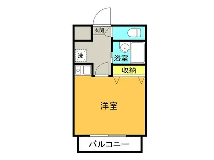 プレアール飯野町(1K/3階)の間取り写真