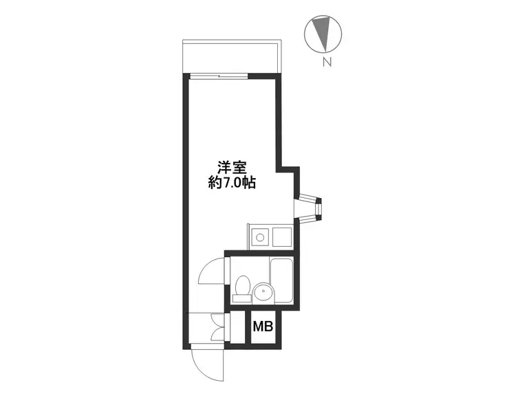 ハイシティ三軒茶屋第2 5階階 間取り