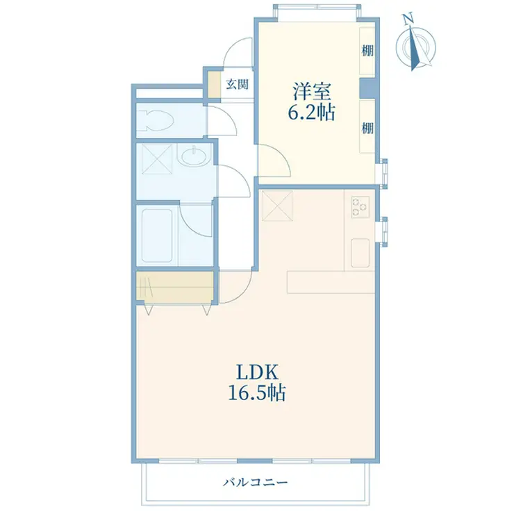 フォーレスト司 1階階 間取り