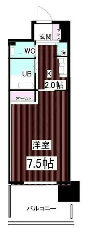GRASSSQUARE六番館 14階階 間取り