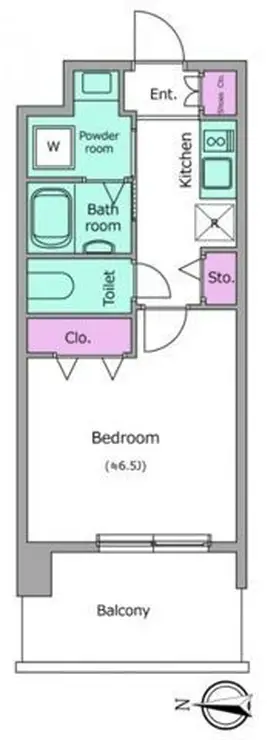 レジディア船橋II 8階階 間取り