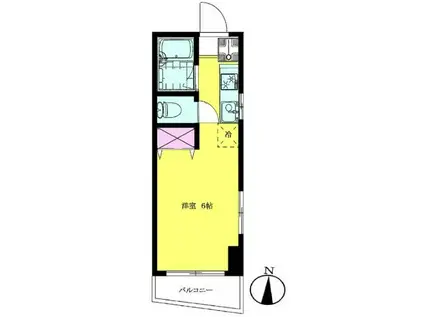 GRANDE・SUZUKI(1K/3階)の間取り写真