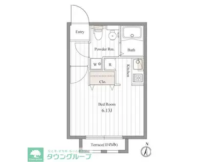 ZESTY豪徳寺(ワンルーム/3階)の間取り写真