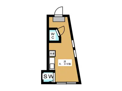 アーバンプレイス南阿佐ヶ谷IIB(ワンルーム/1階)の間取り写真