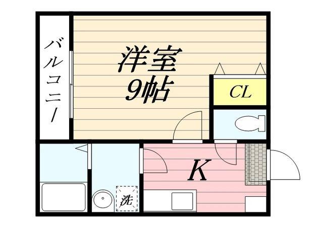 アコール相生(1K/1階)の間取り写真
