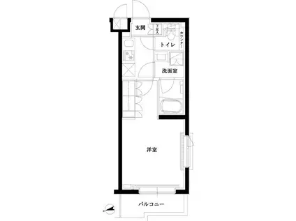 ルーブル高島平弐番館(1K/5階)の間取り写真