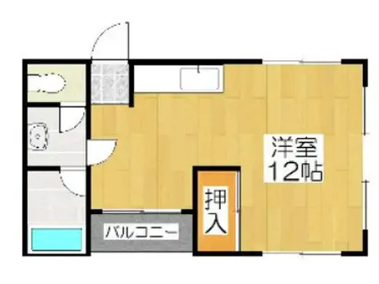 FORCE TMONOKJI(ワンルーム/4階)の間取り写真