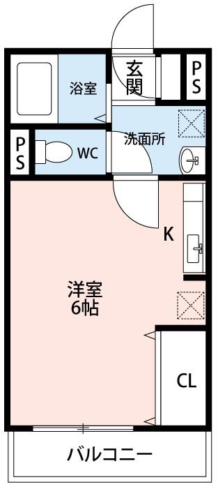 I-STAGE岡崎(ワンルーム/1階)の間取り写真