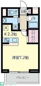 グラヴィエ(1K/3階)の間取り写真