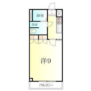 加木屋ビル102(1K/2階)の間取り写真