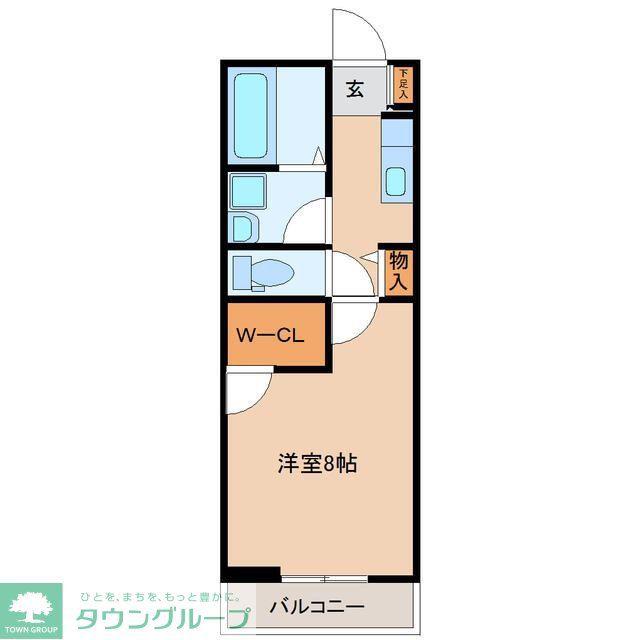 ソレイユパルク15番館(1K/3階)の間取り写真