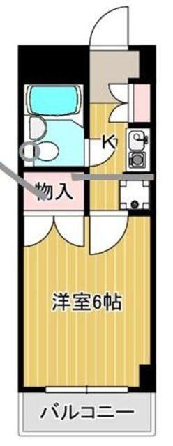 JLBグランエクリュ行徳駅前(1K/2階)の間取り写真