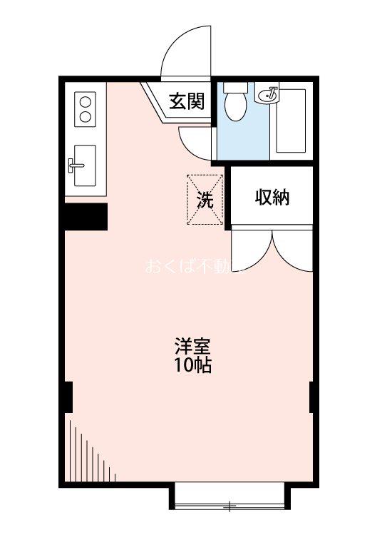 サンリッチ16(ワンルーム/2階)の間取り写真