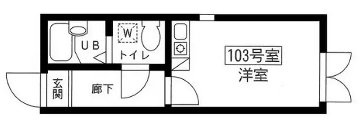 イルヴィラージュ田端 1階階 間取り