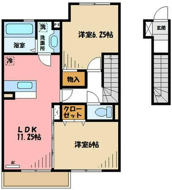 Shizuku 2階階 間取り