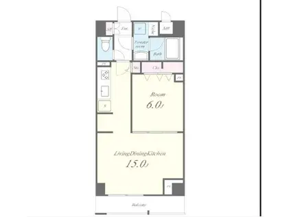 JPT RESIDENSE(1LDK/3階)の間取り写真