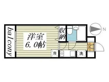 メゾン・ド・オンブラージュ(1K/3階)の間取り写真