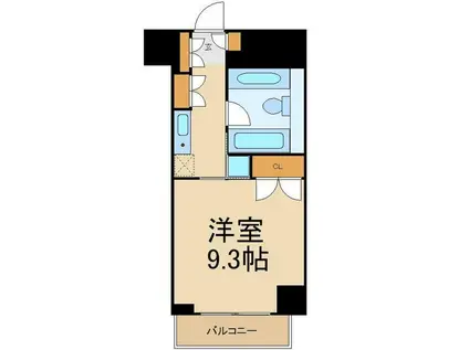 N35 イースト(1K/10階)の間取り写真