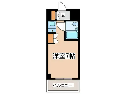 ビッグフォレスト町田(ワンルーム/5階)の間取り写真