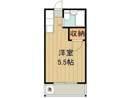 ハイツ南町(ワンルーム/1階)の間取り写真