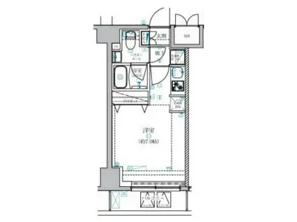 アルテシモ グレアス(ワンルーム/4階)の間取り写真