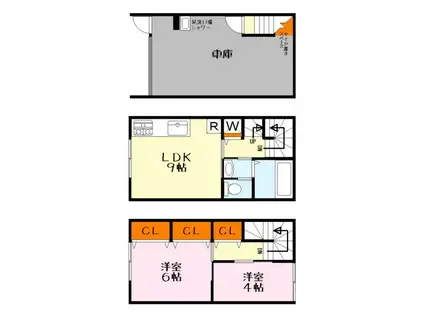 サンビオーズペットプレミアム(2LDK/1階)の間取り写真