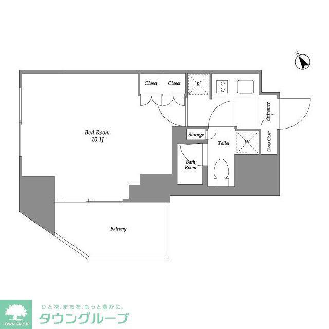 シーズンフラッツ大森西(1K/5階)の間取り写真