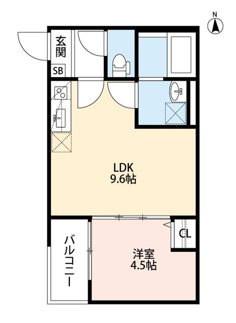 エル ソフィー(1LDK/3階)の間取り写真