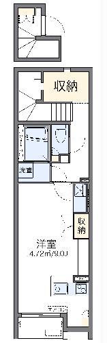 レオネクストアニバーサリー(ワンルーム/2階)の間取り写真