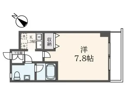 コトーエスポワール(1K/3階)の間取り写真