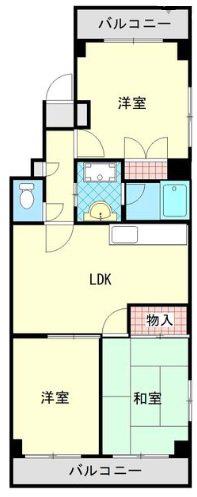 KODAヒルズ中葛西(3LDK/6階)の間取り写真