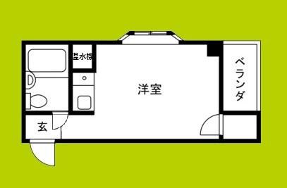 フォレスト・イレブン(ワンルーム/2階)の間取り写真