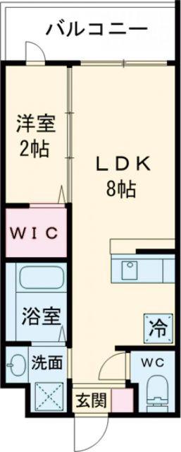 リアコート千里丘2ノース(1LDK/3階)の間取り写真