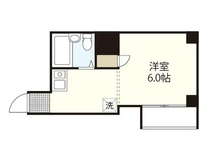 SE.BLD TOUKAICHI(ワンルーム/2階)の間取り写真