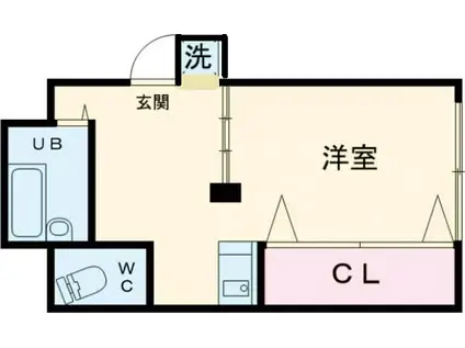 小泉荘(1K/1階)の間取り写真