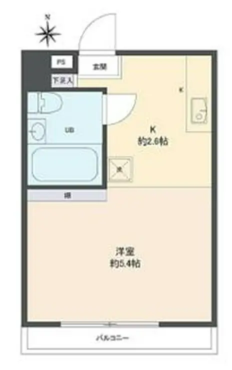 パレス武蔵野10 1階階 間取り