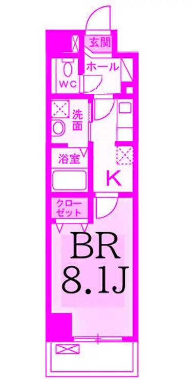 リヴィエールプラス 5階階 間取り