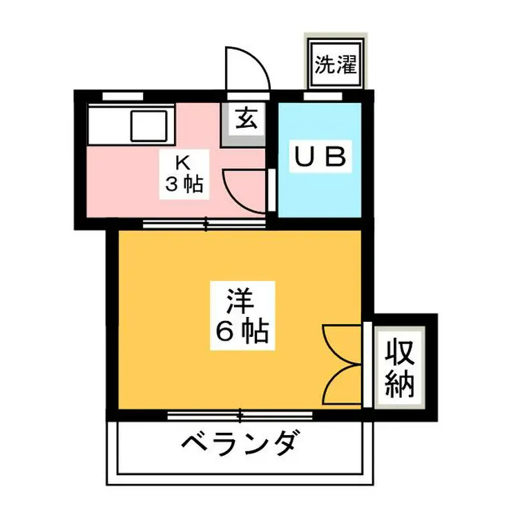 進栄ハイツ 2階階 間取り
