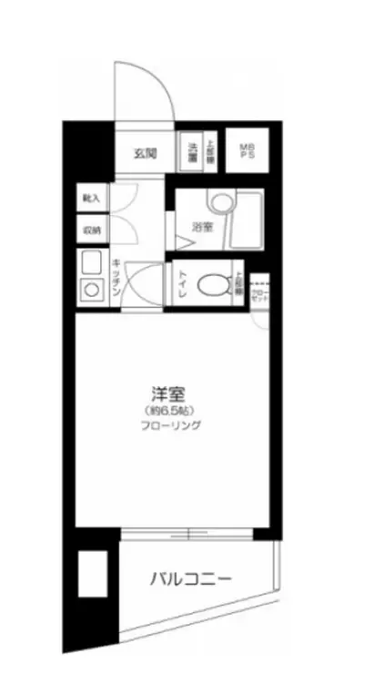 ロイヤルアメニティー新宿 8階階 間取り