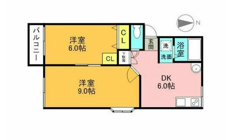 スコットハイツIII 2階階 間取り