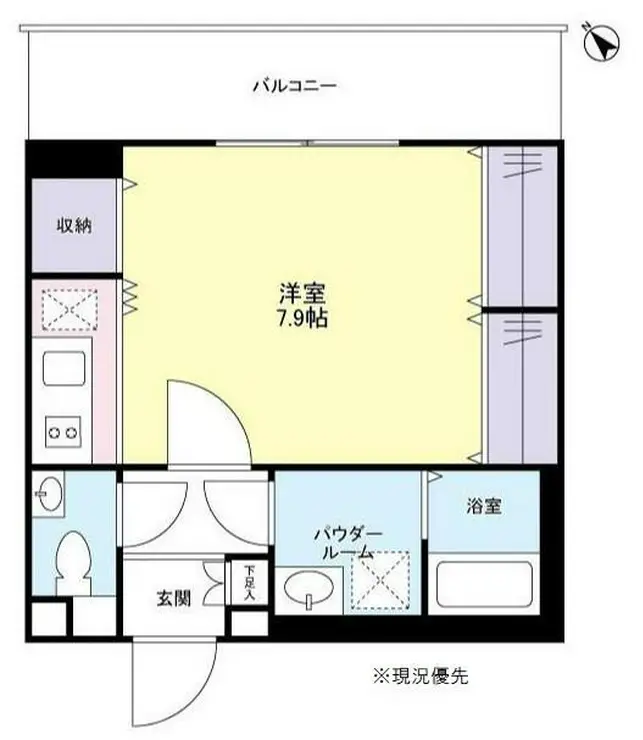 グロースメゾン新横浜 9階階 間取り