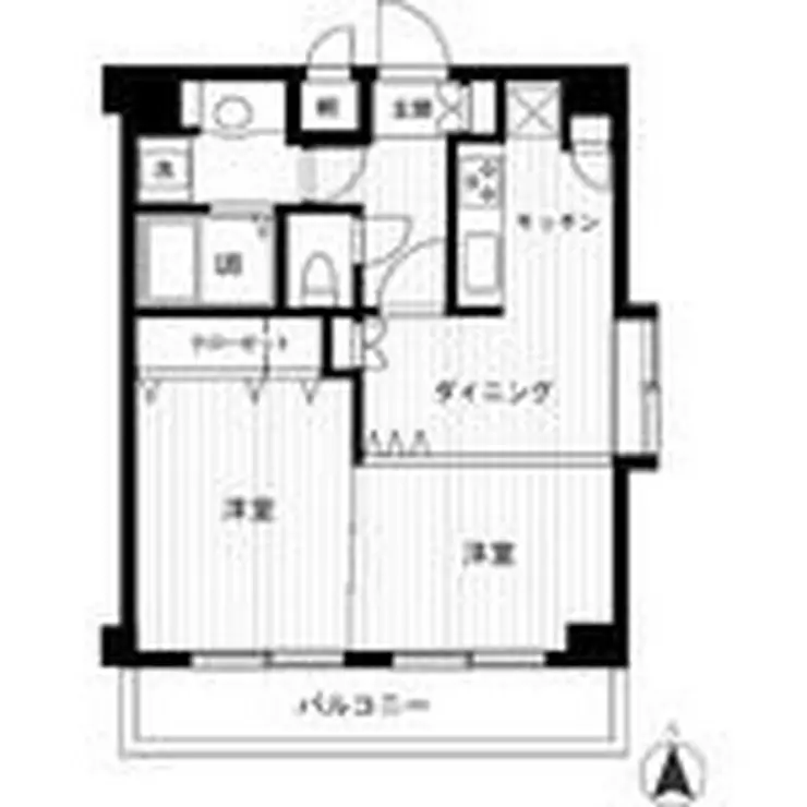 エスコート中野大和町 5階階 間取り