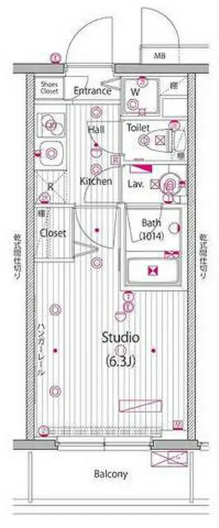 グランド・ガーラ桜木町駅前 10階階 間取り