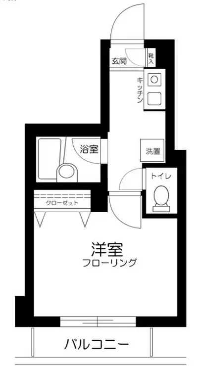パークウェル目黒本町 2階階 間取り