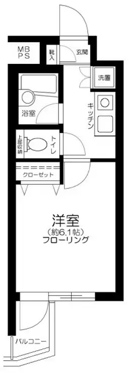 トーカン湯島キャステール 8階階 間取り