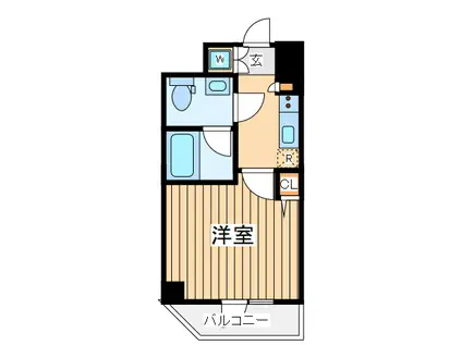 リルシア横濱吉野町2(1K/2階)の間取り写真
