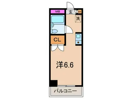 アーバンヒル大岡山(ワンルーム/3階)の間取り写真